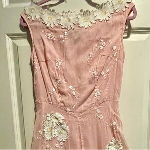 Persaman New York Pink Floral Midi Dress